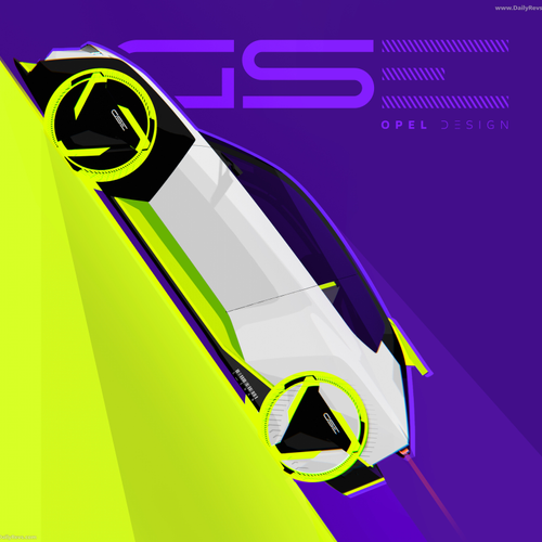 2025 Opel Corsa GSE Vision GT Concept Sketches