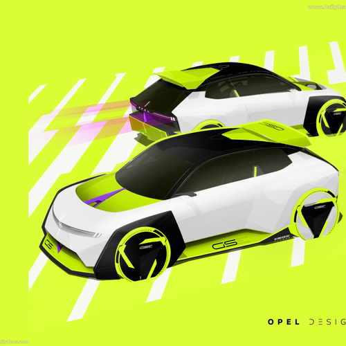 2025 Opel Corsa GSE Vision GT Concept Sketches