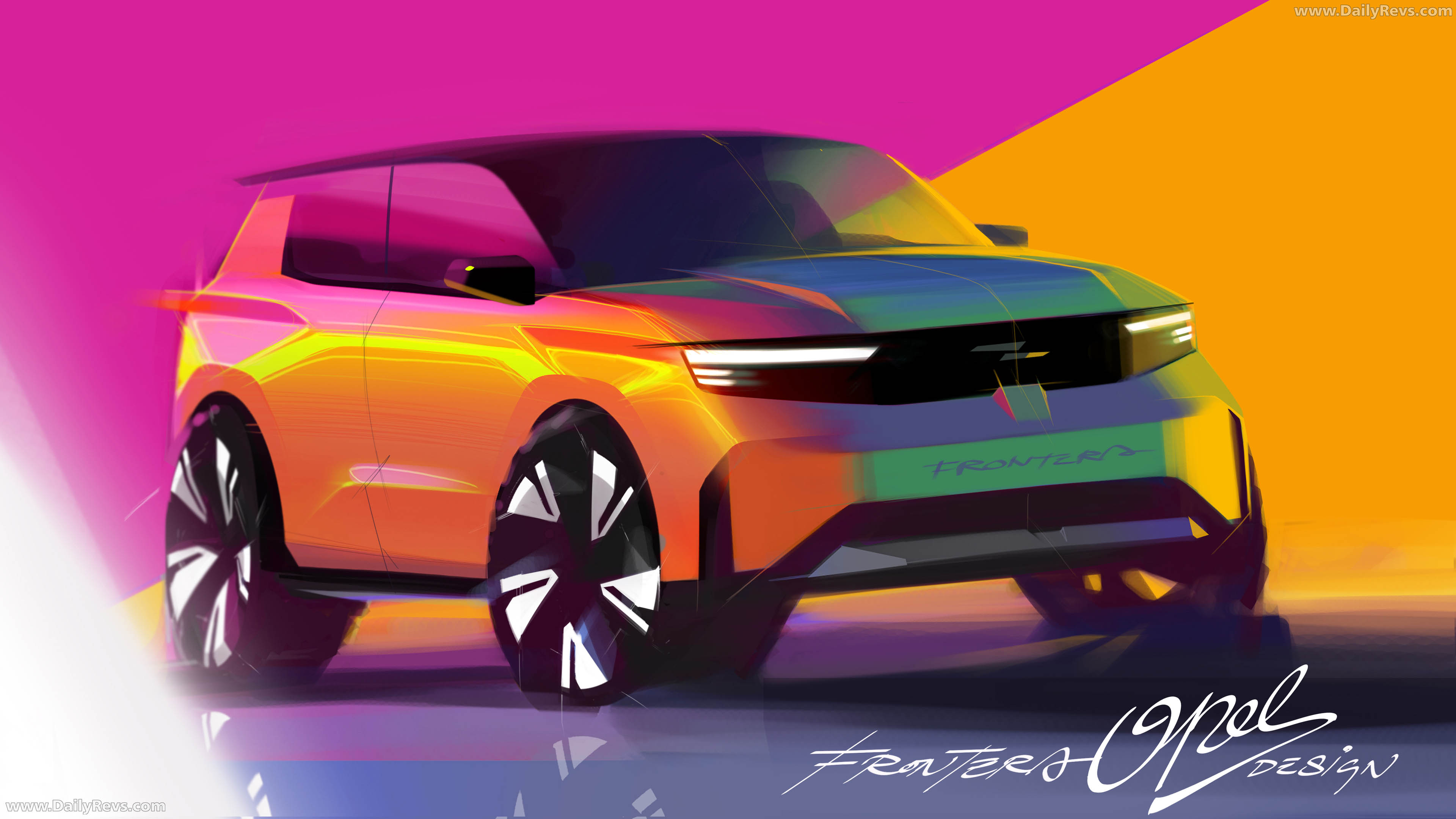 2025 Opel Frontera REEV Sketches