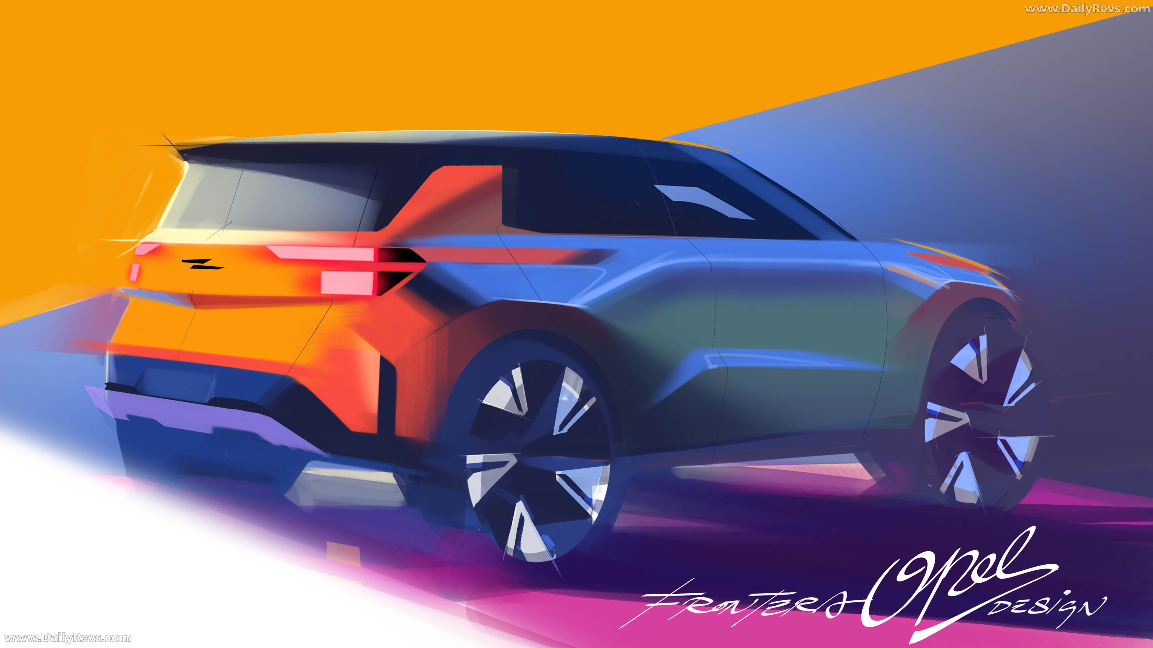 2025 Opel Frontera REEV Sketches