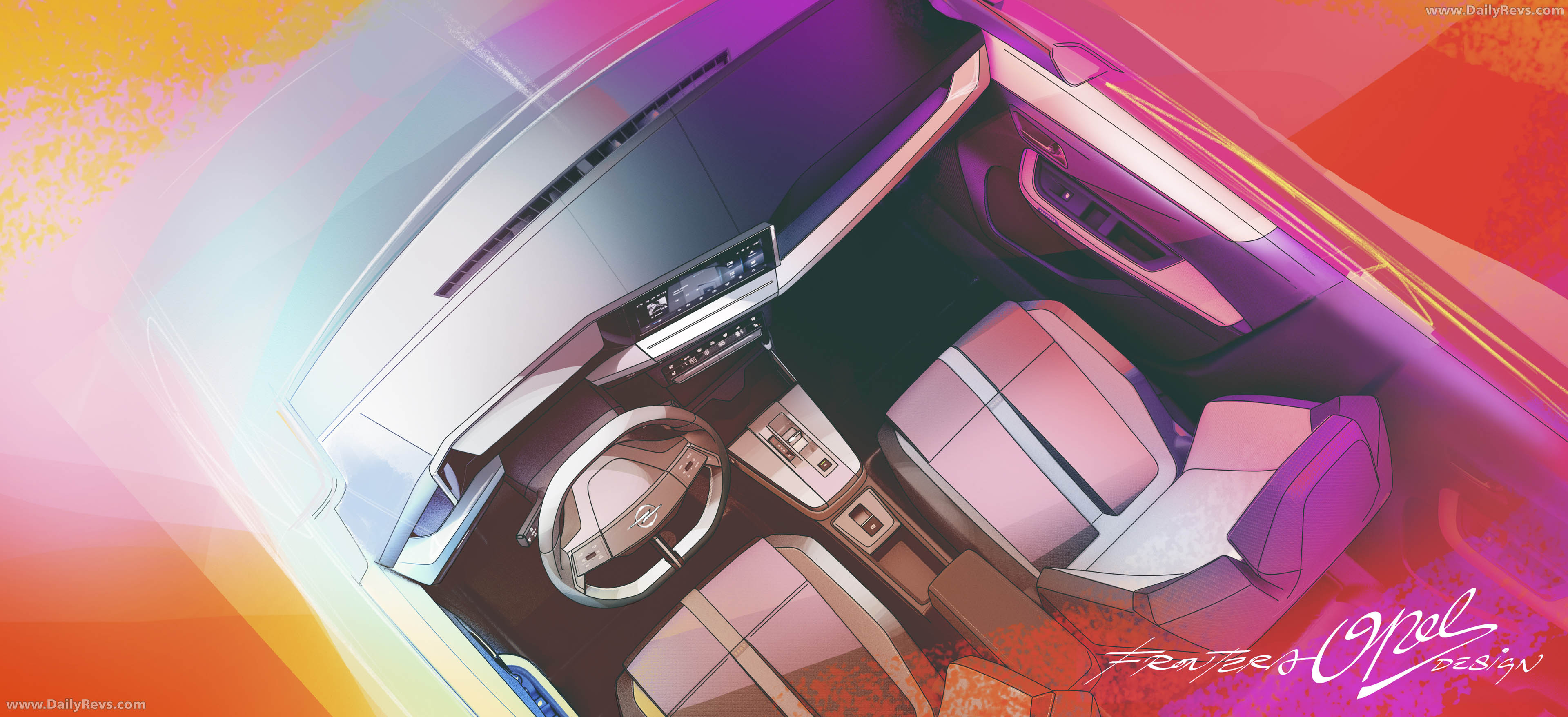 2025 Opel Frontera REEV Sketches