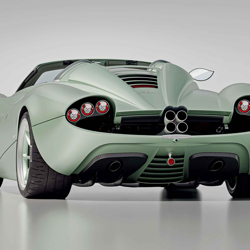 2026 Pagani Huayra Codalunga Speedster Rear View