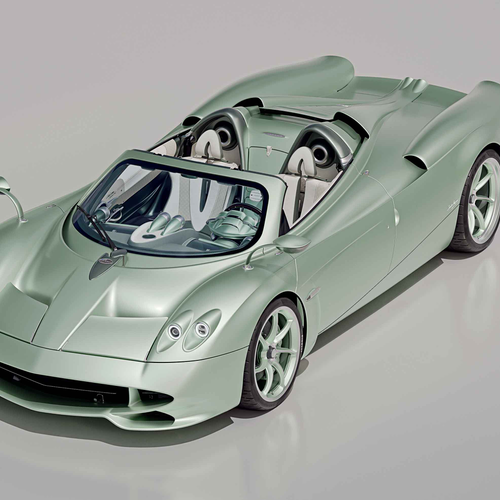 2026 Pagani Huayra Codalunga Speedster Top View