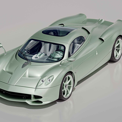 2026 Pagani Huayra Codalunga Speedster Top View