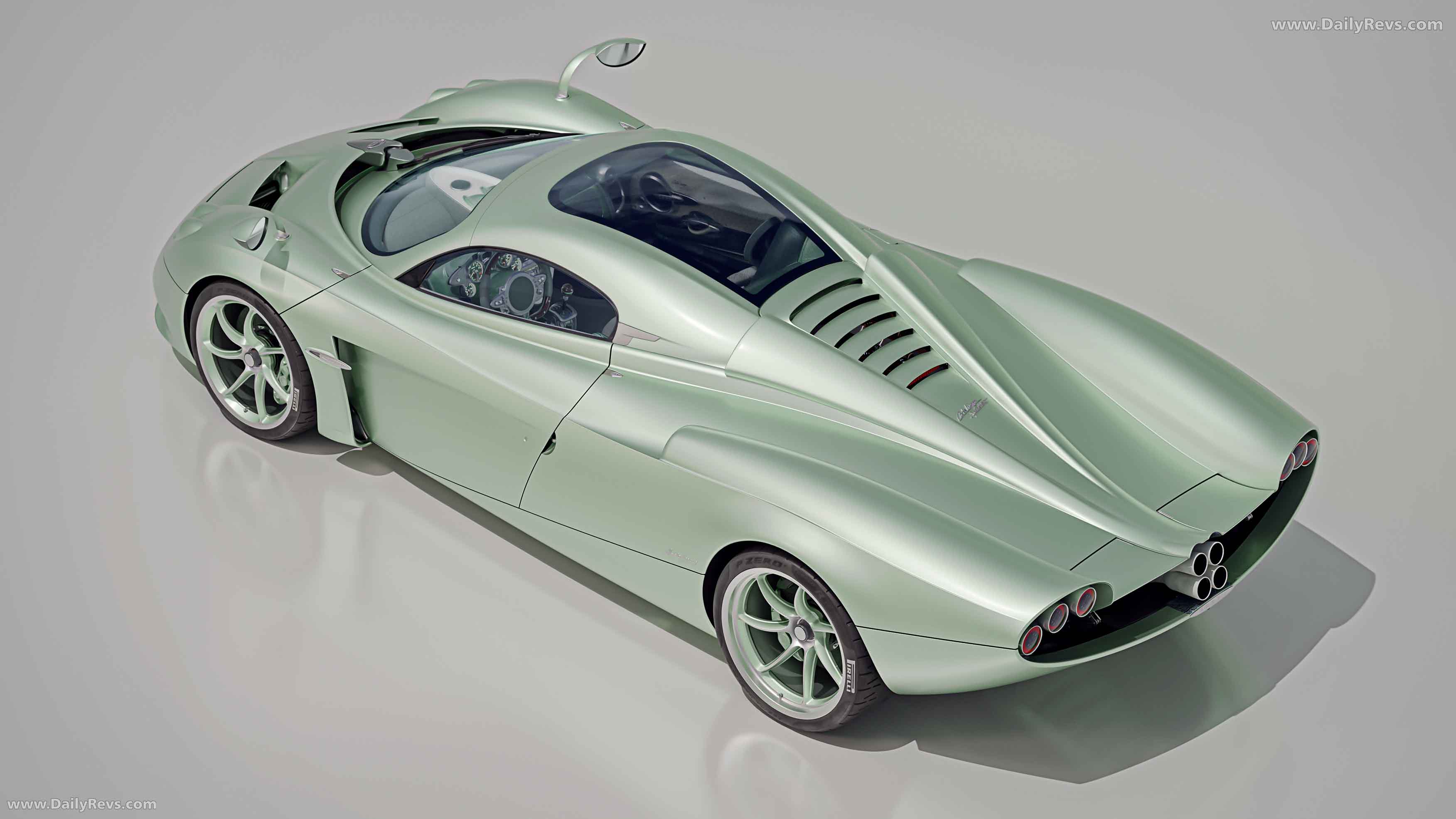 2026 Pagani Huayra Codalunga Speedster Top View