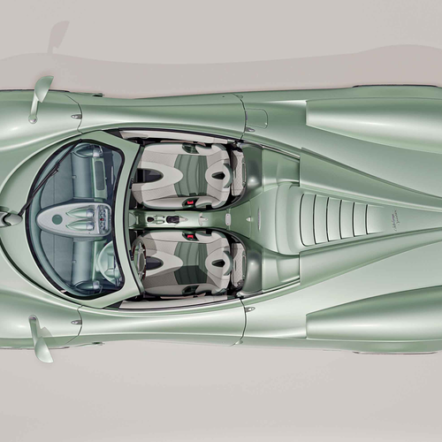2026 Pagani Huayra Codalunga Speedster Top View