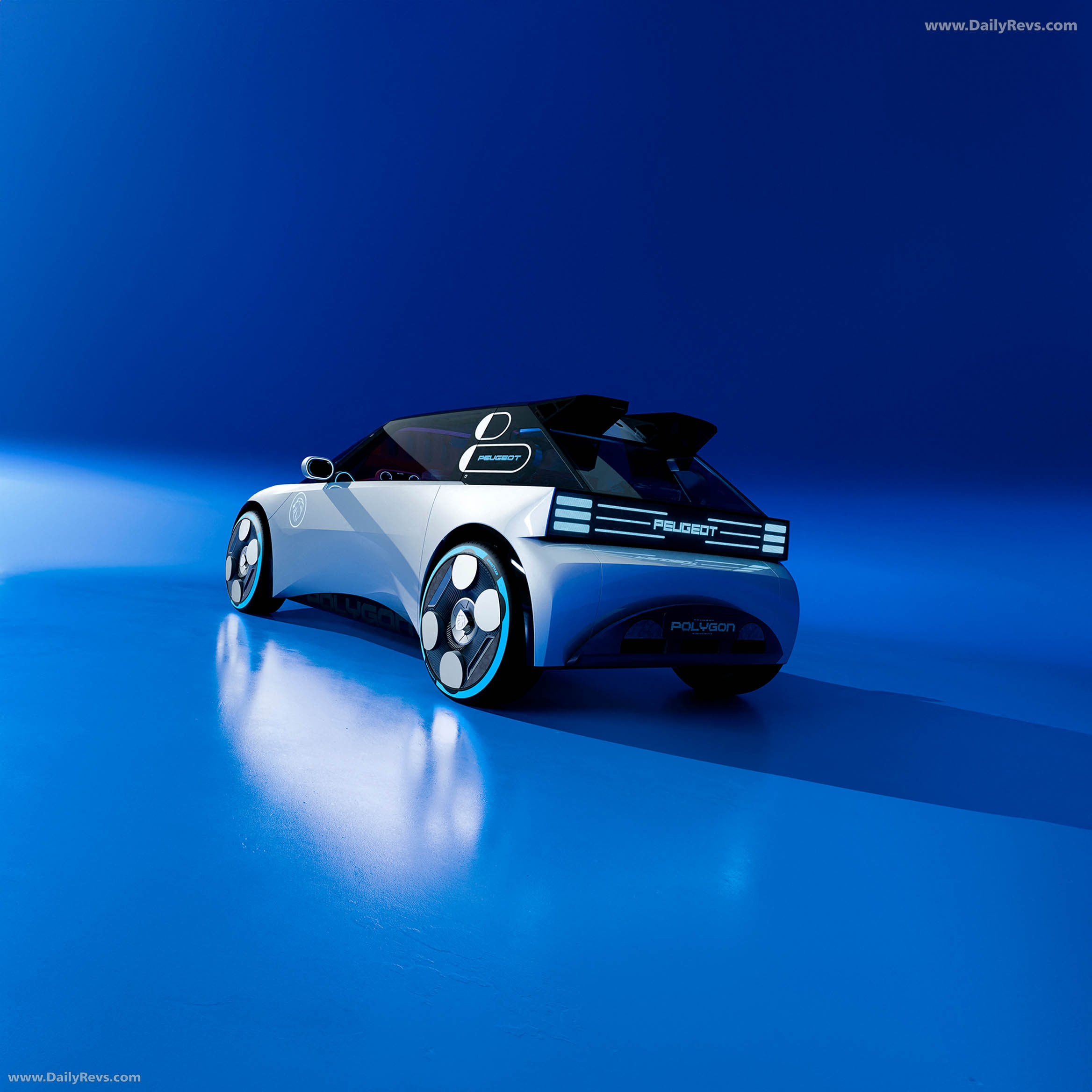 2025 Peugeot Polygon Concept Rear View