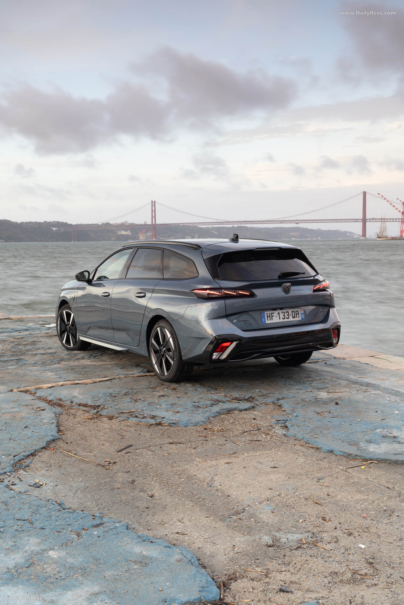 2026 Peugeot E-308 SW GT Hybrid Rear View