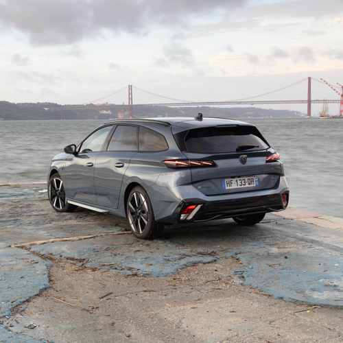 2026 Peugeot E-308 SW GT Hybrid Rear View