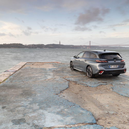 2026 Peugeot E-308 SW GT Hybrid Rear View