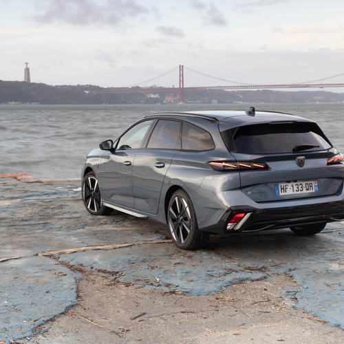 2026 Peugeot E-308 SW GT Hybrid Rear View