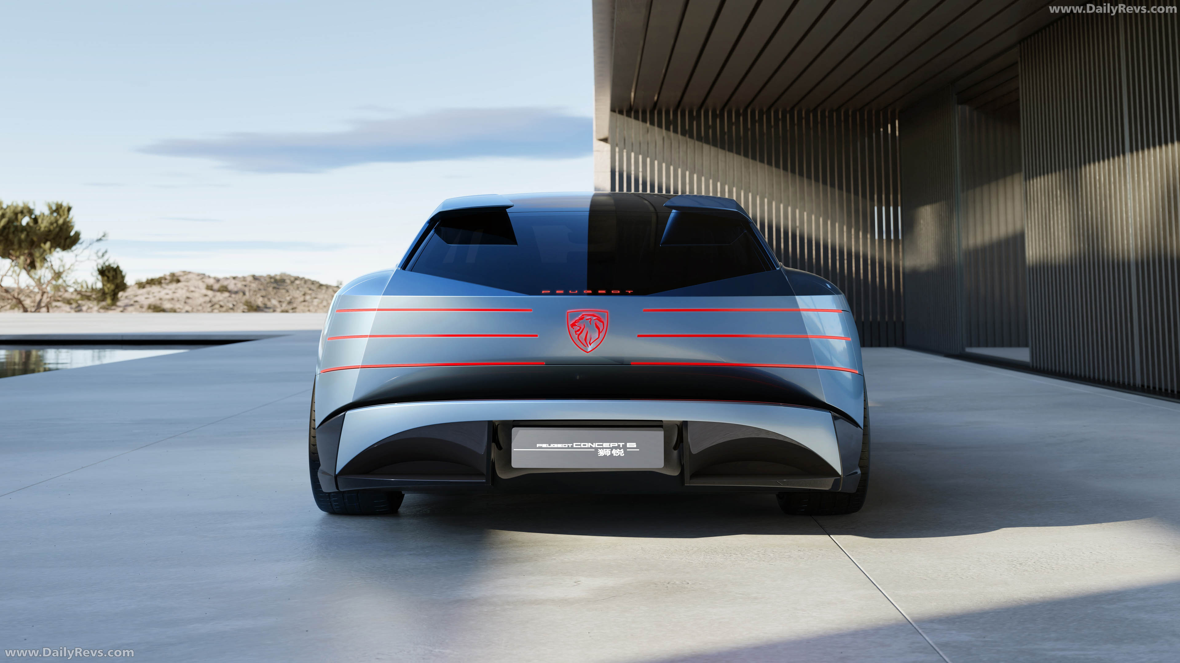 2026 Peugeot Concept 6 Rear View