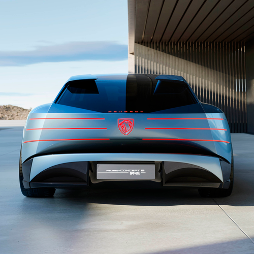 2026 Peugeot Concept 6 Rear View