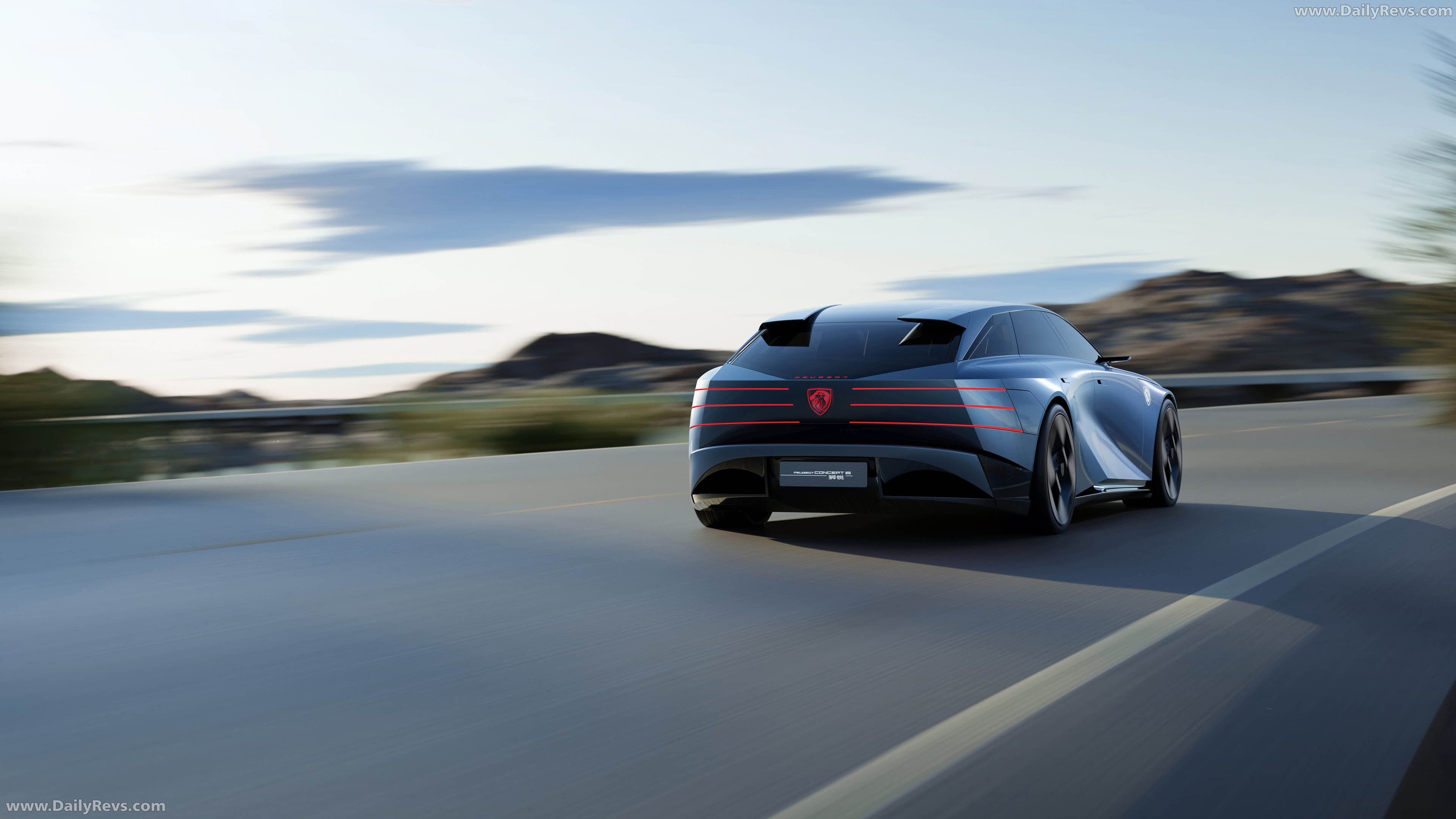 2026 Peugeot Concept 6 Rear View