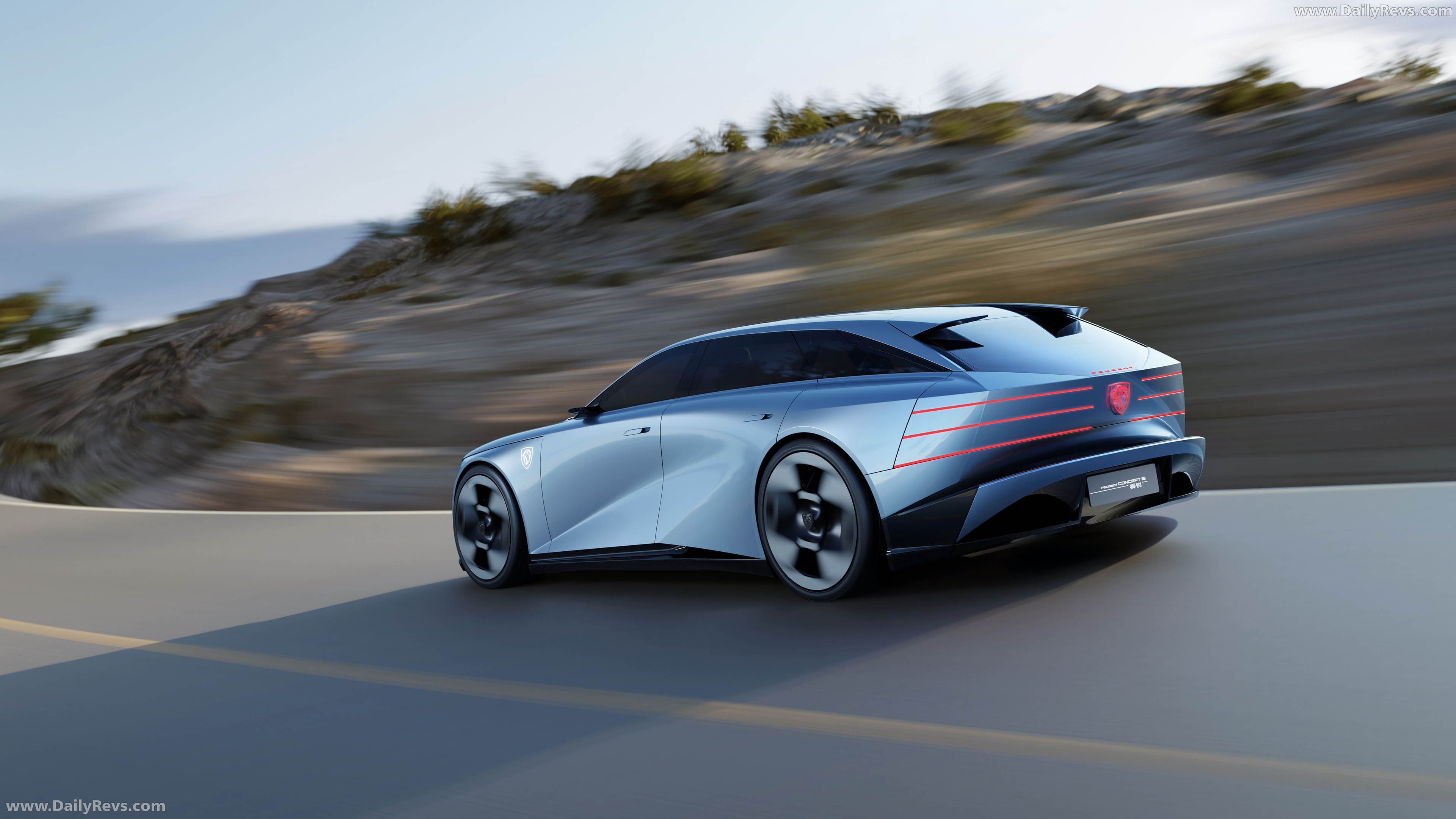 2026 Peugeot Concept 6 Rear View