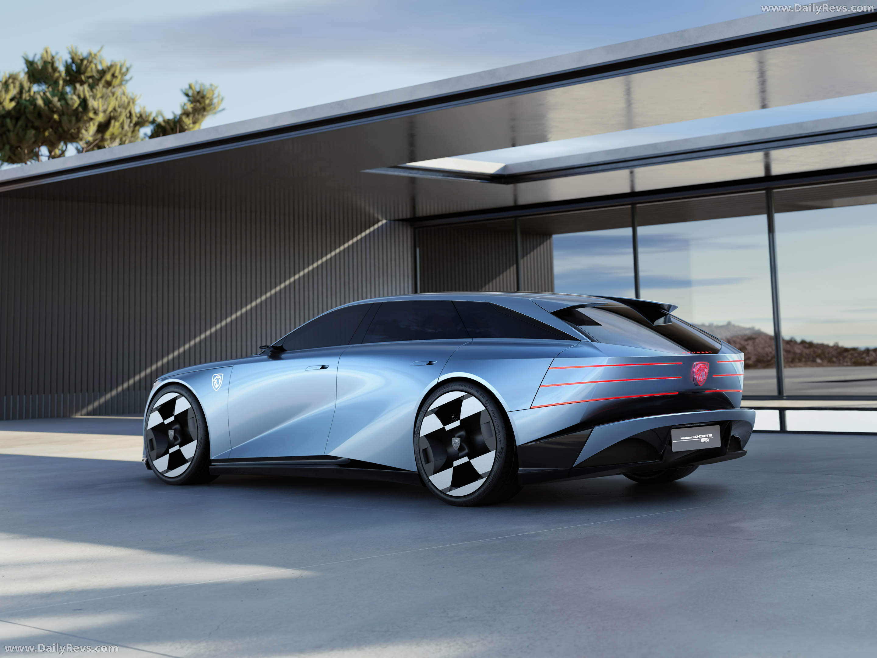 2026 Peugeot Concept 6 Rear View