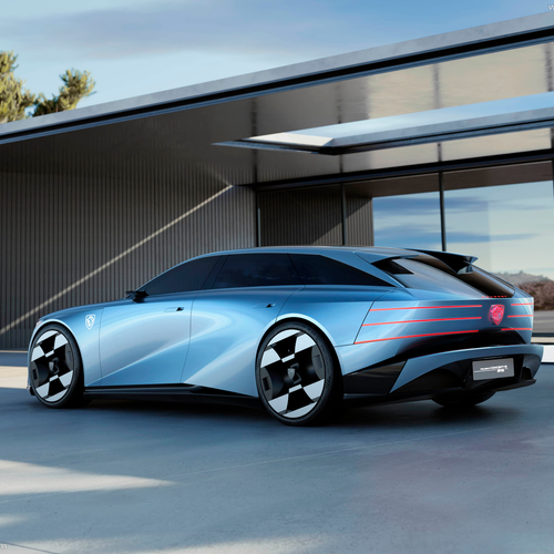2026 Peugeot Concept 6 Rear View