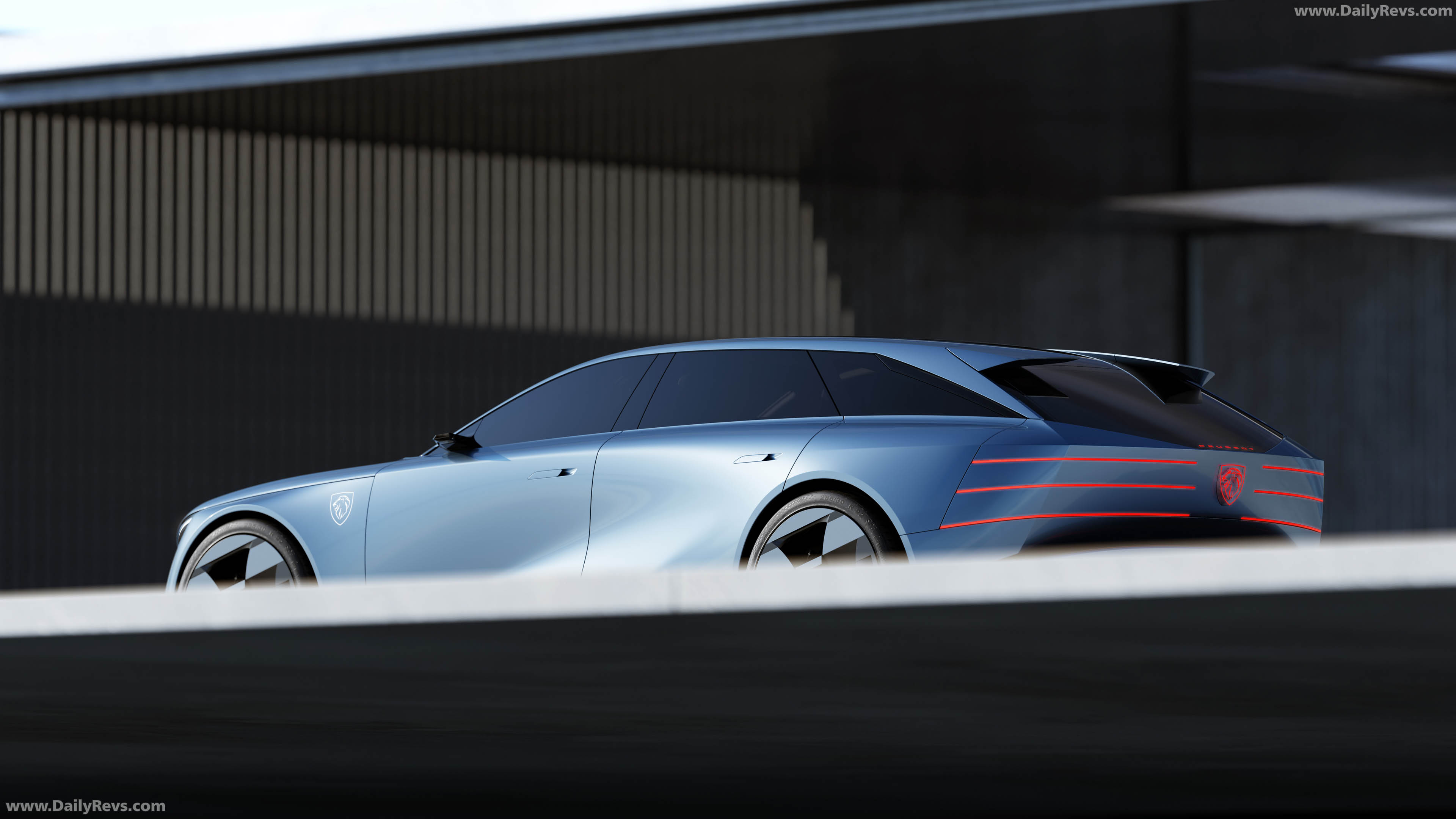 2026 Peugeot Concept 6 Rear View