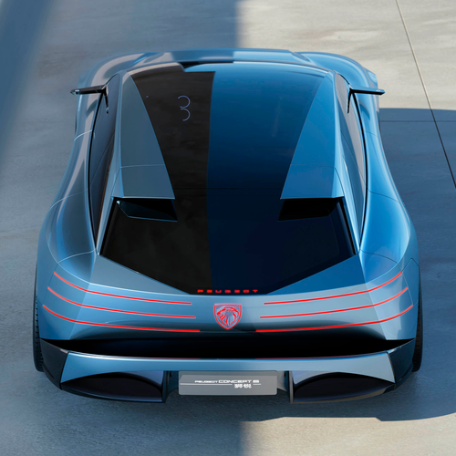 2026 Peugeot Concept 6 Top View