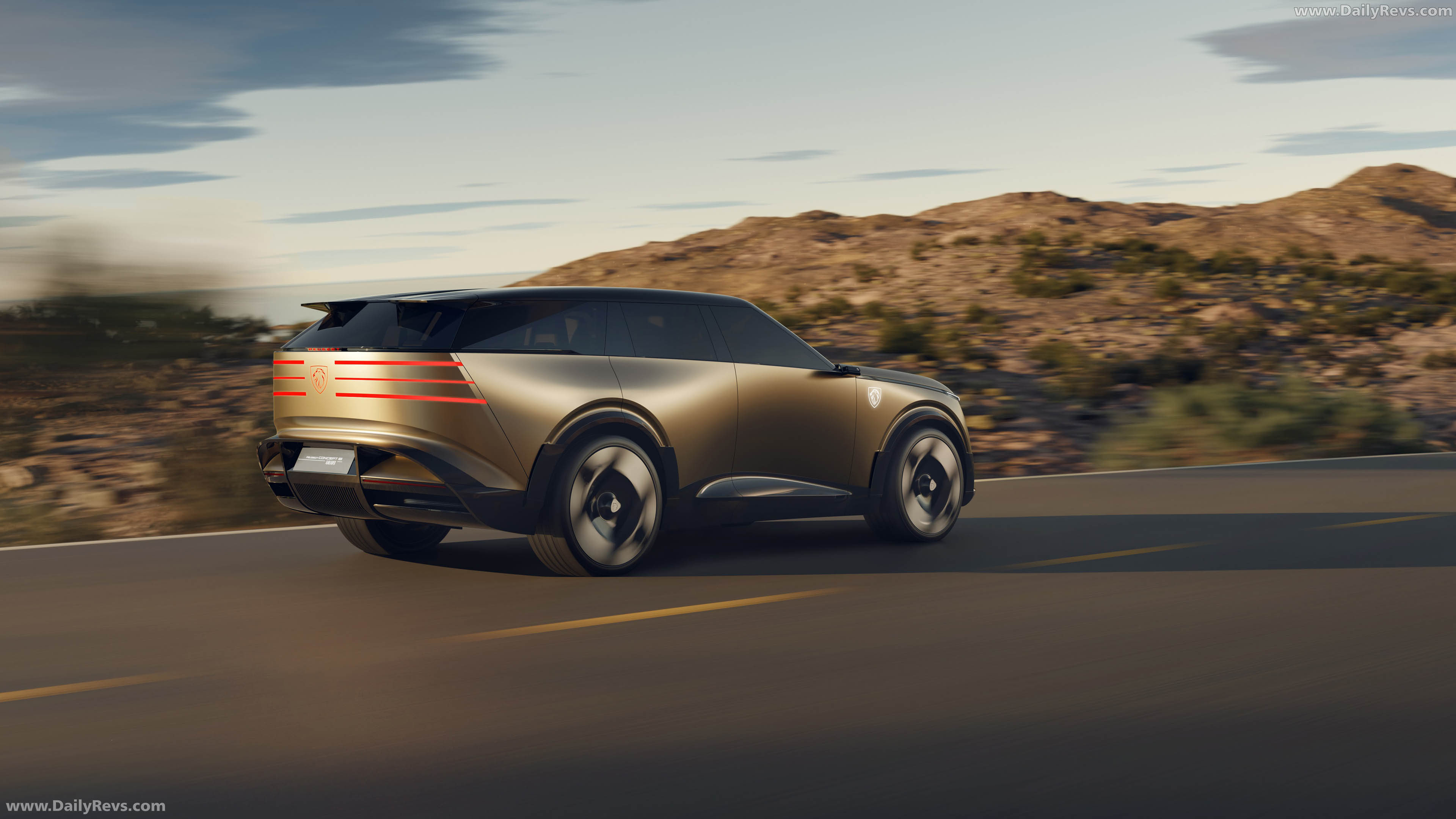 2026 Peugeot Concept 8 Rear View
