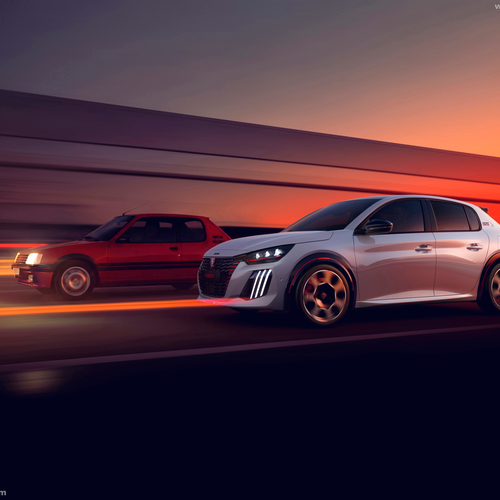 2026 Peugeot E-208 GTi Le Mans Side View
