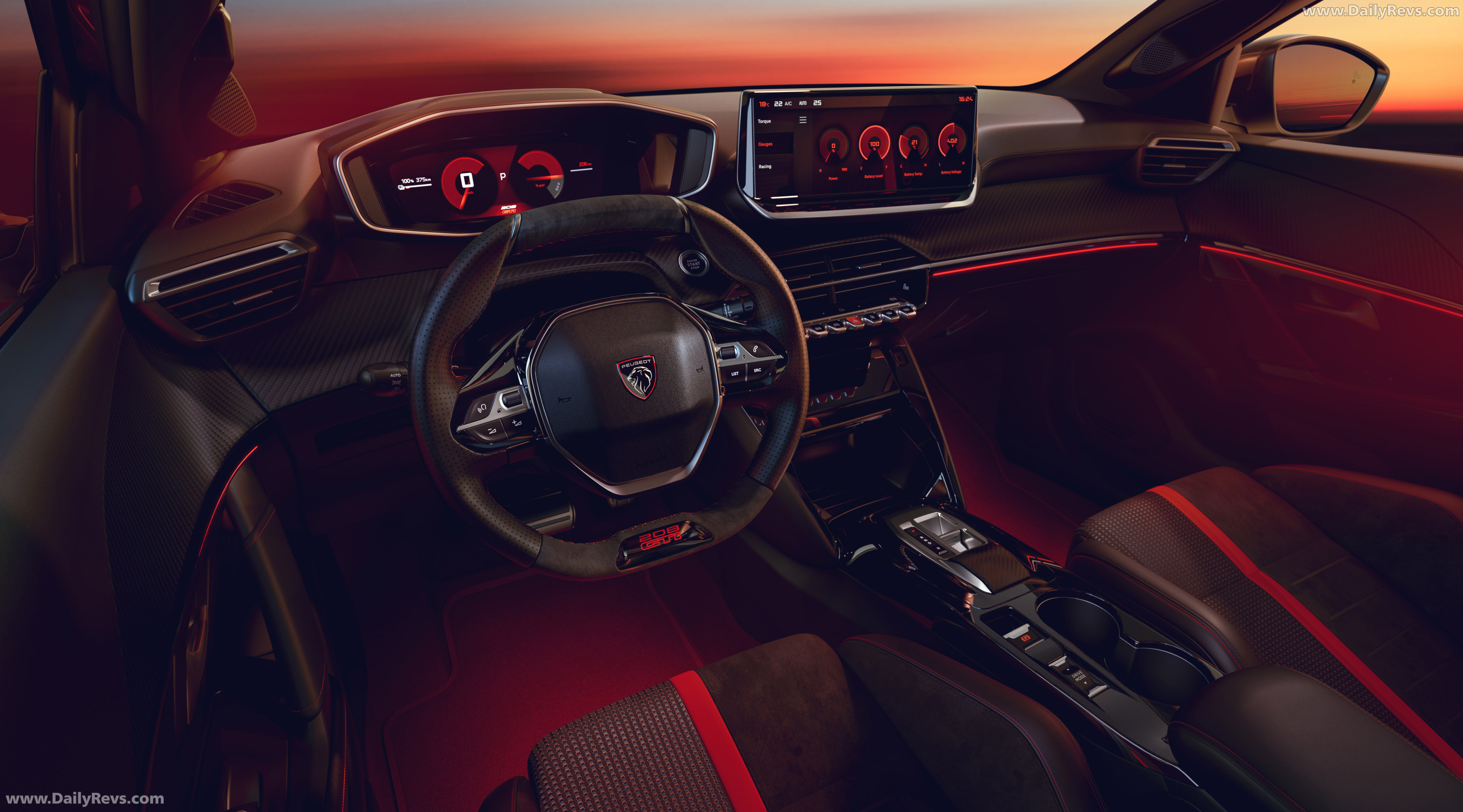 2026 Peugeot E-208 GTi Le Mans Interior