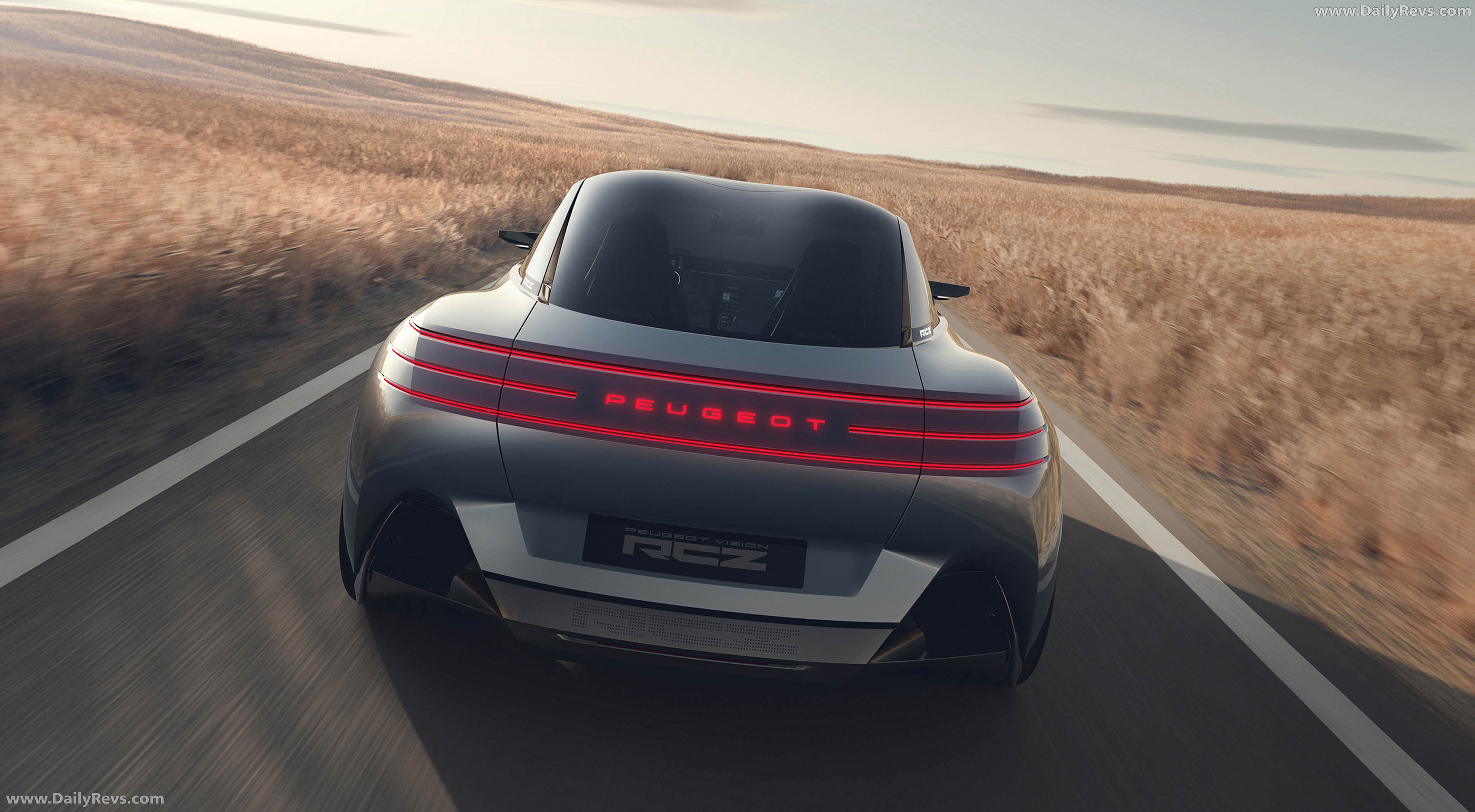 2026 Peugeot RCZ Vision Concept Rear View