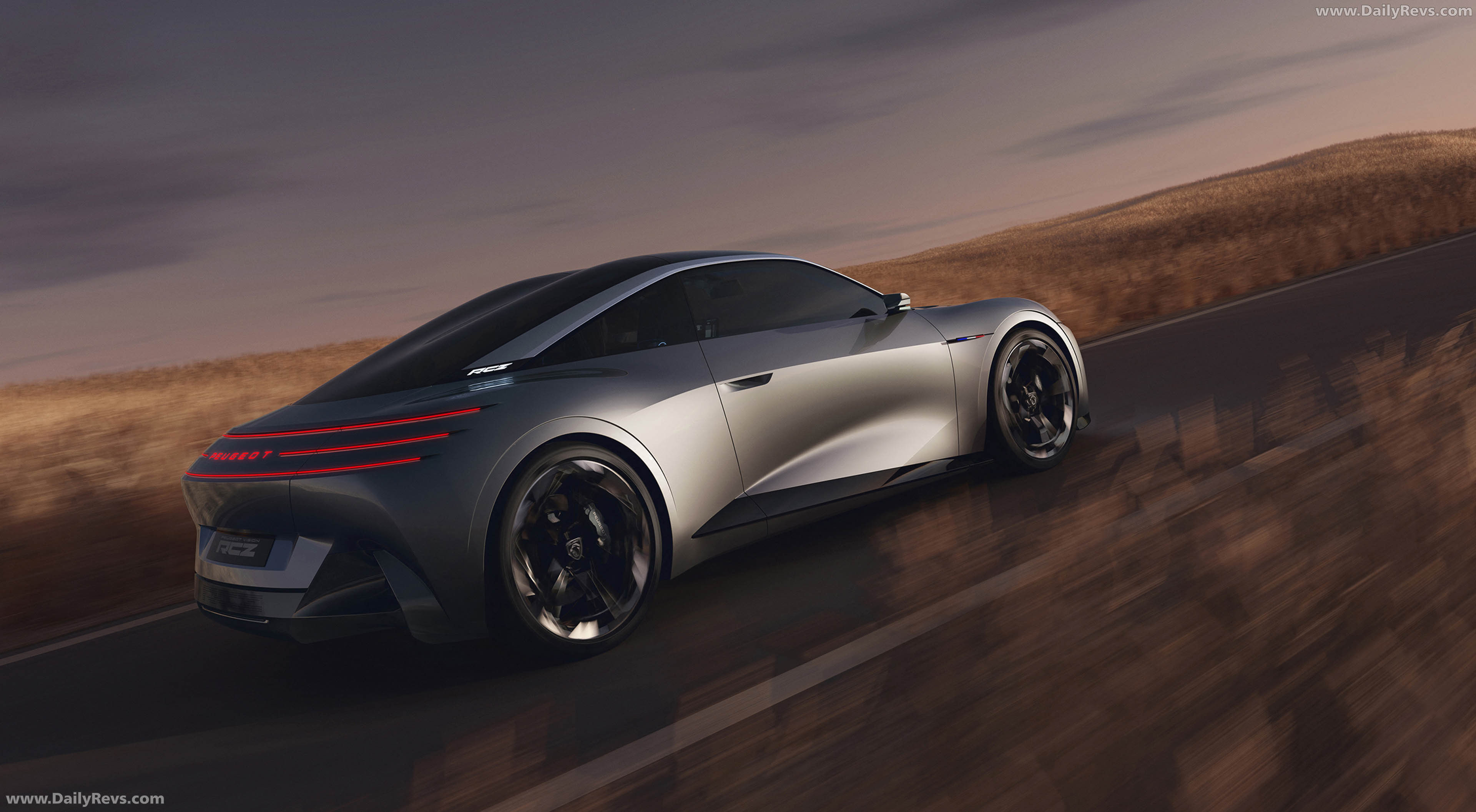 2026 Peugeot RCZ Vision Concept Rear View