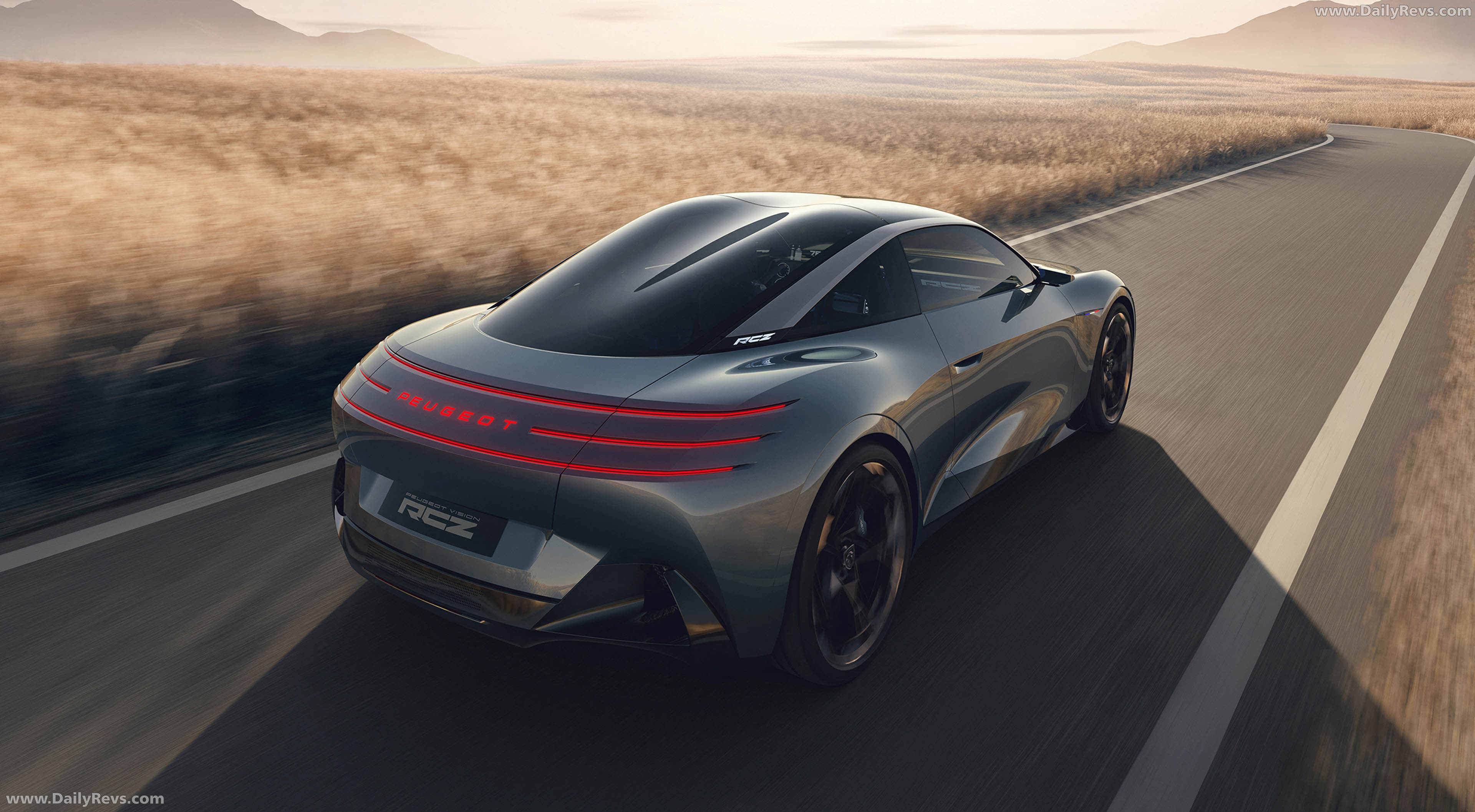 2026 Peugeot RCZ Vision Concept Rear View