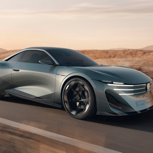 2026 Peugeot RCZ Vision Concept Side View