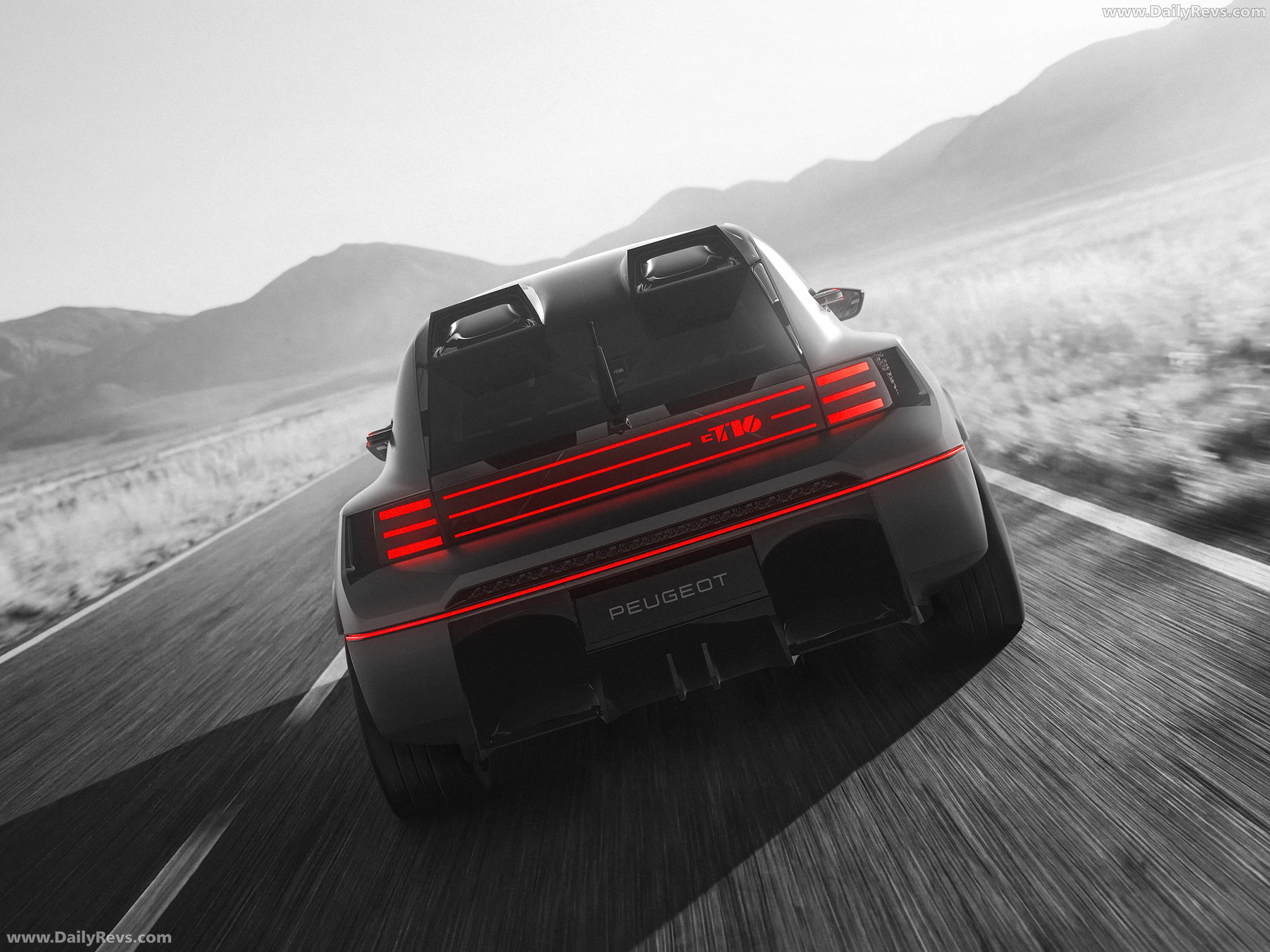 2026 Peugeot E-T16 Concept Rear View