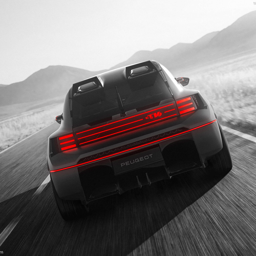 2026 Peugeot E-T16 Concept Rear View