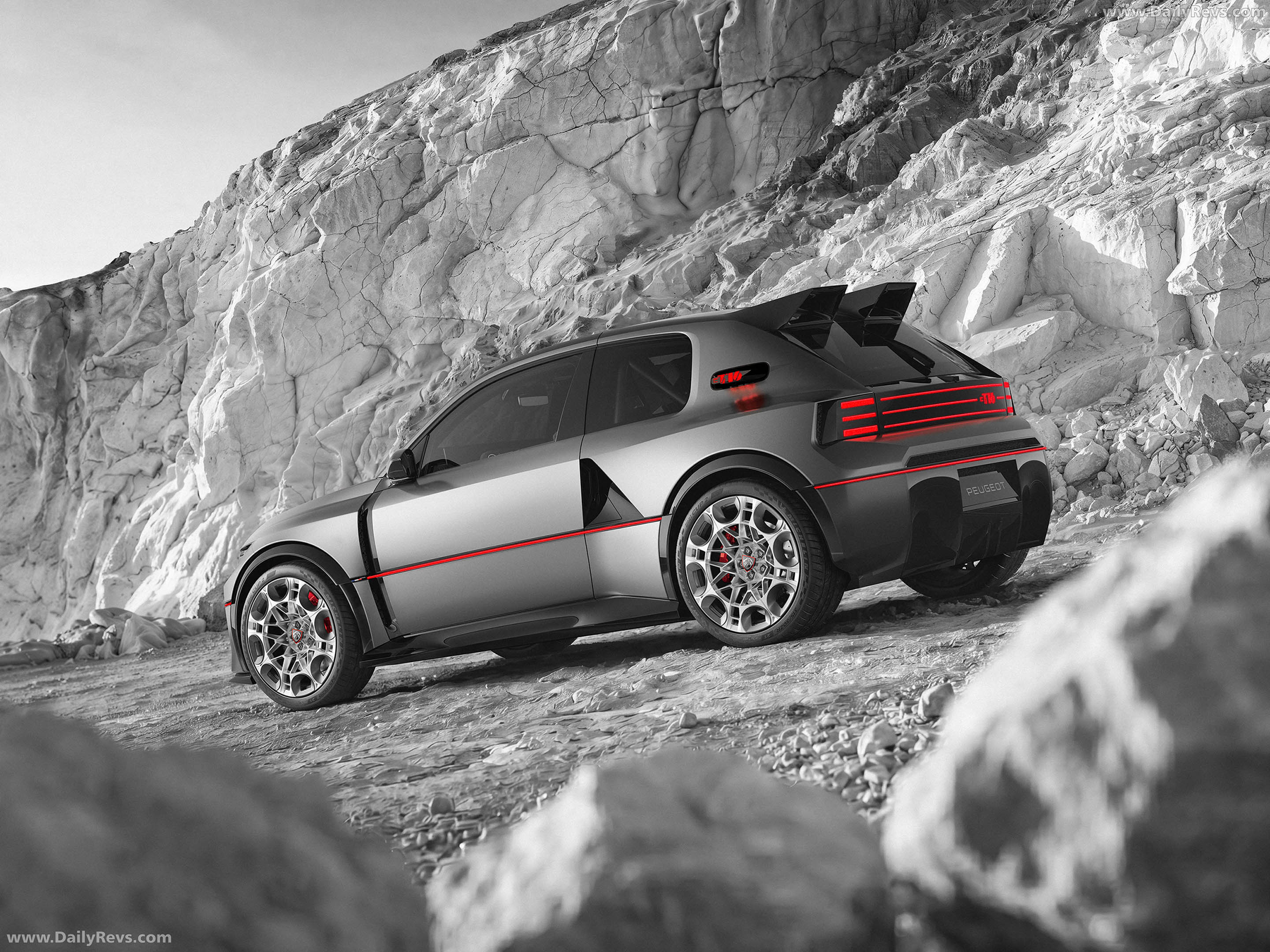 2026 Peugeot E-T16 Concept Rear View