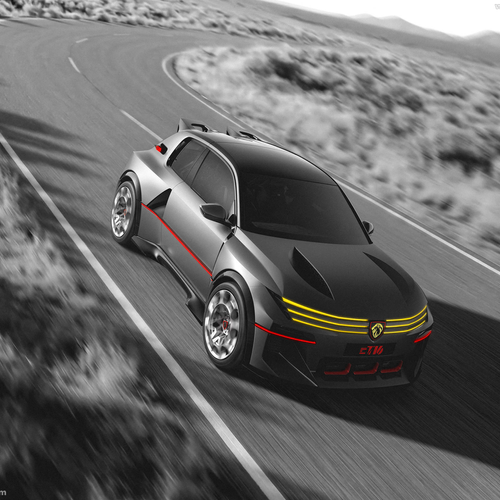 2026 Peugeot E-T16 Concept Top View