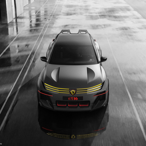 2026 Peugeot E-T16 Concept Top View