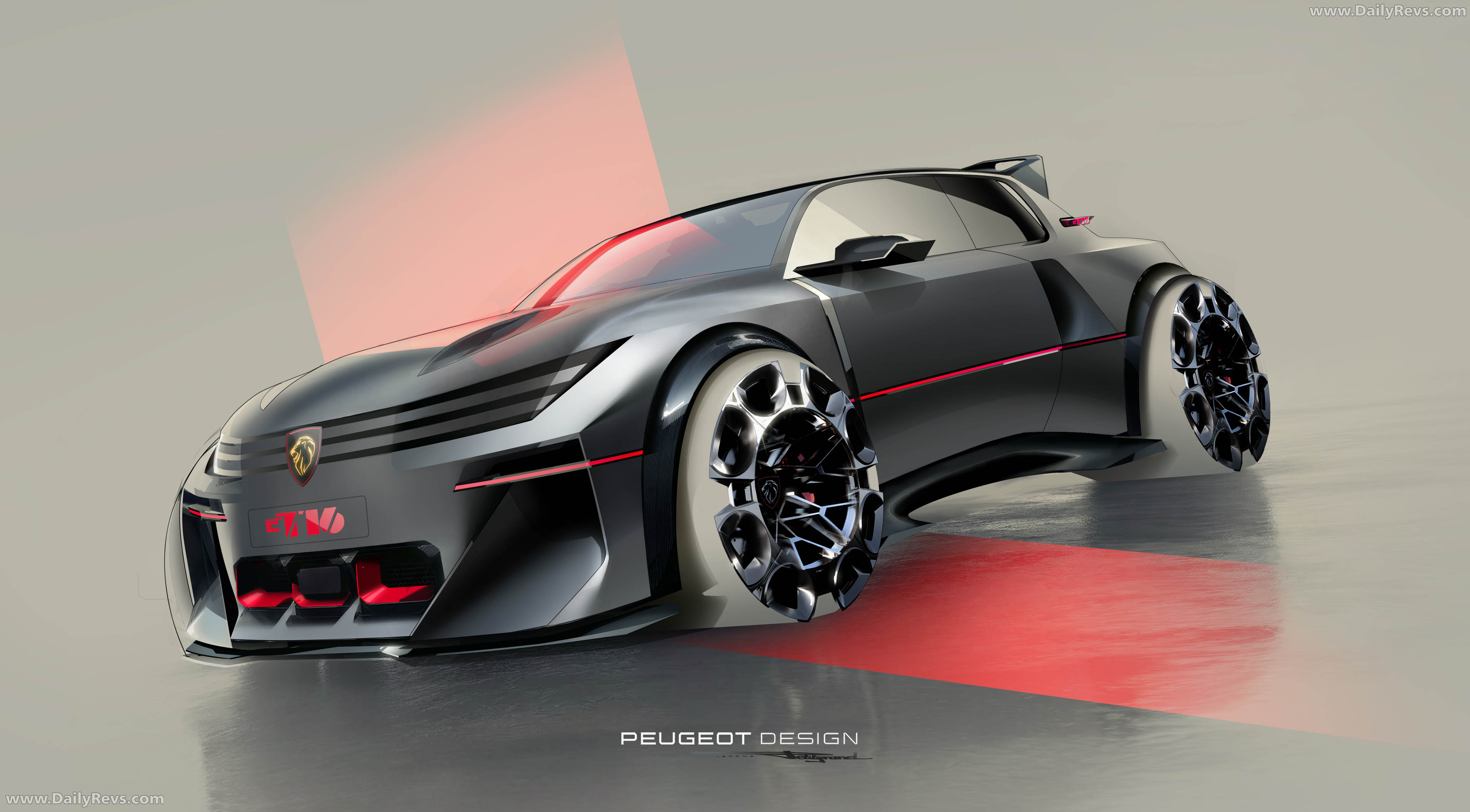 2026 Peugeot E-T16 Concept Sketches