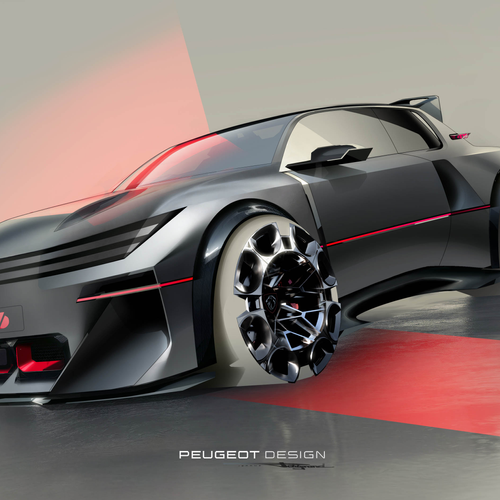 2026 Peugeot E-T16 Concept Sketches
