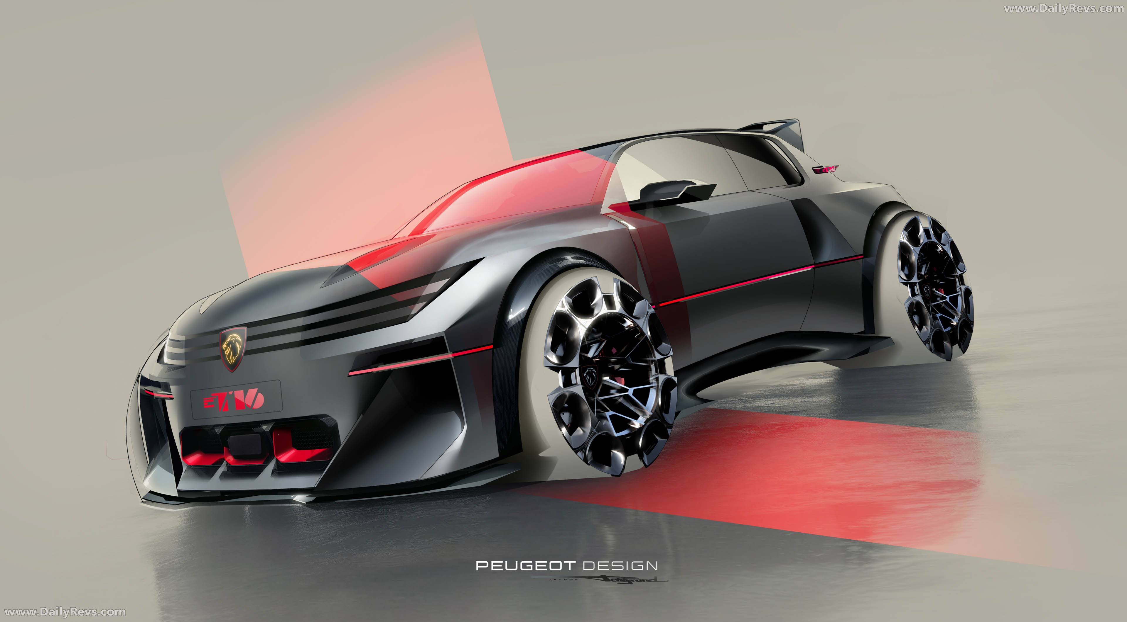 2026 Peugeot E-T16 Concept Sketches
