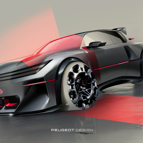 2026 Peugeot E-T16 Concept Sketches
