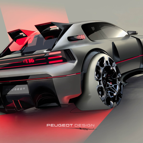 2026 Peugeot E-T16 Concept Sketches