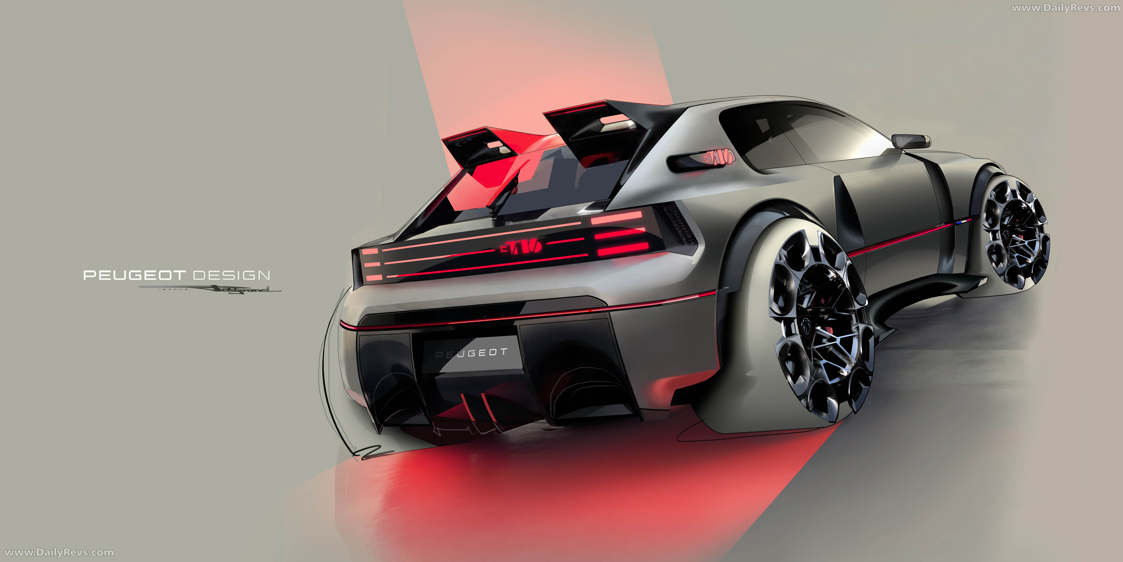 2026 Peugeot E-T16 Concept Sketches