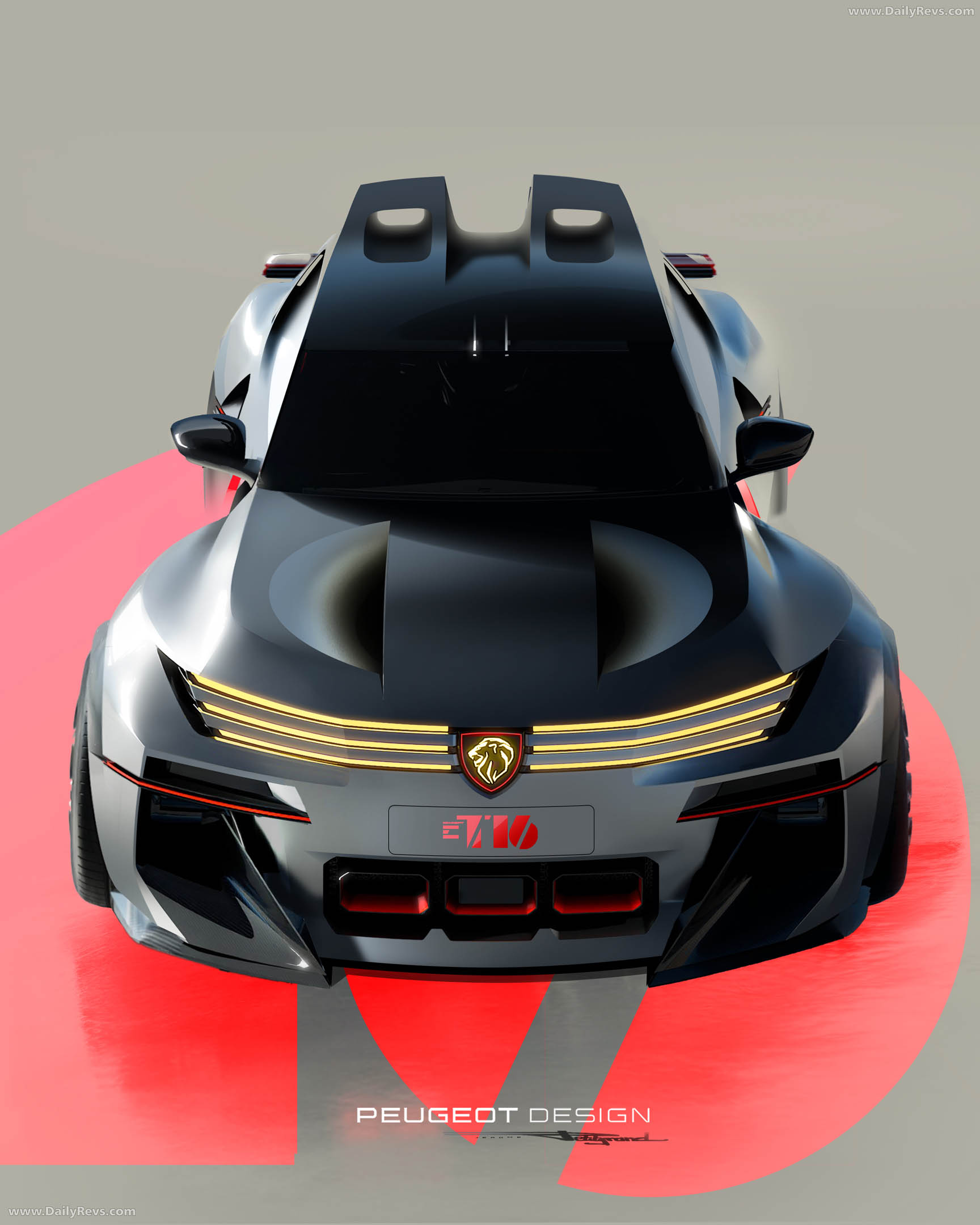 2026 Peugeot E-T16 Concept Sketches