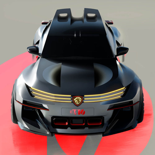 2026 Peugeot E-T16 Concept Sketches