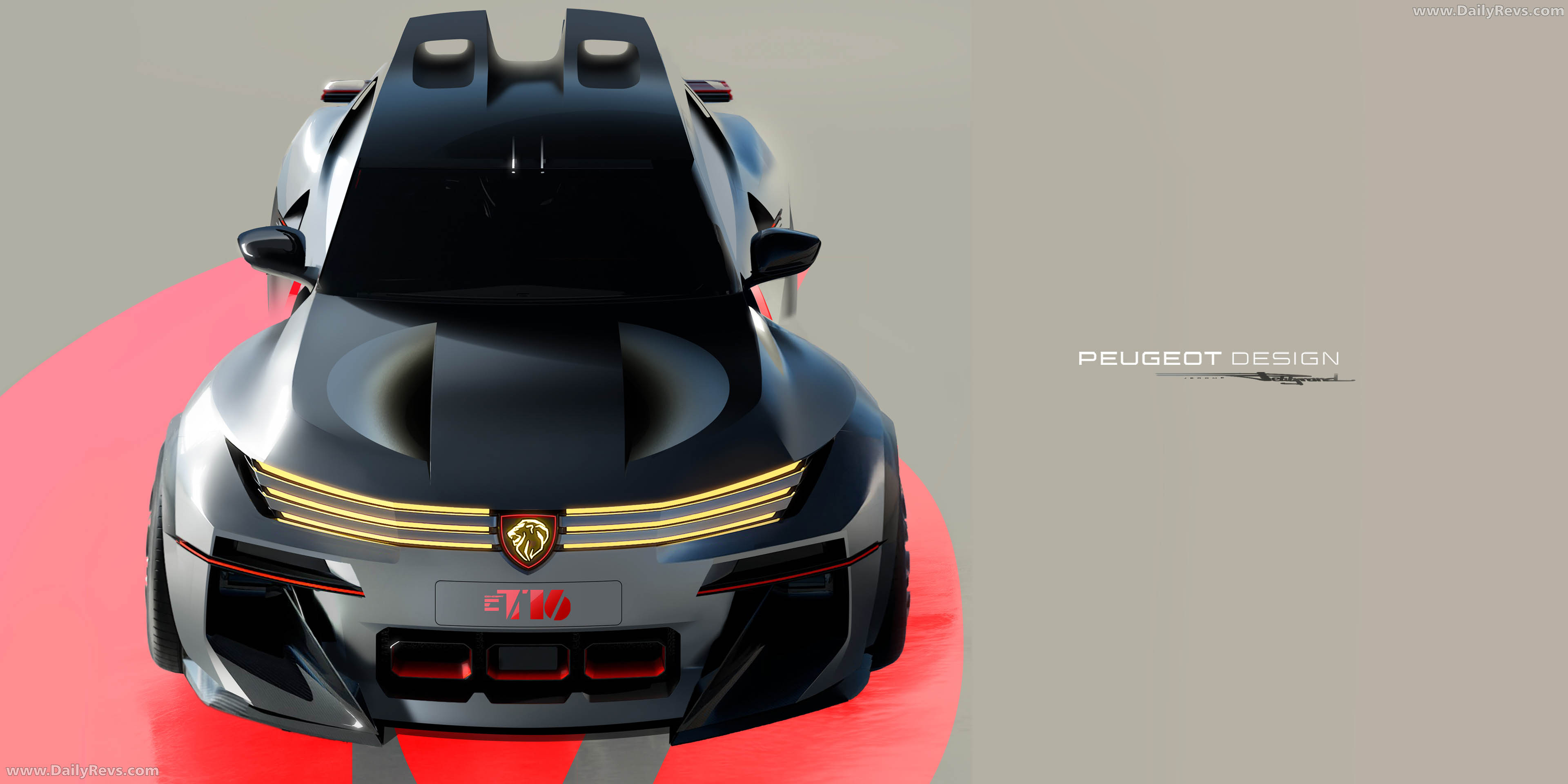 2026 Peugeot E-T16 Concept Sketches