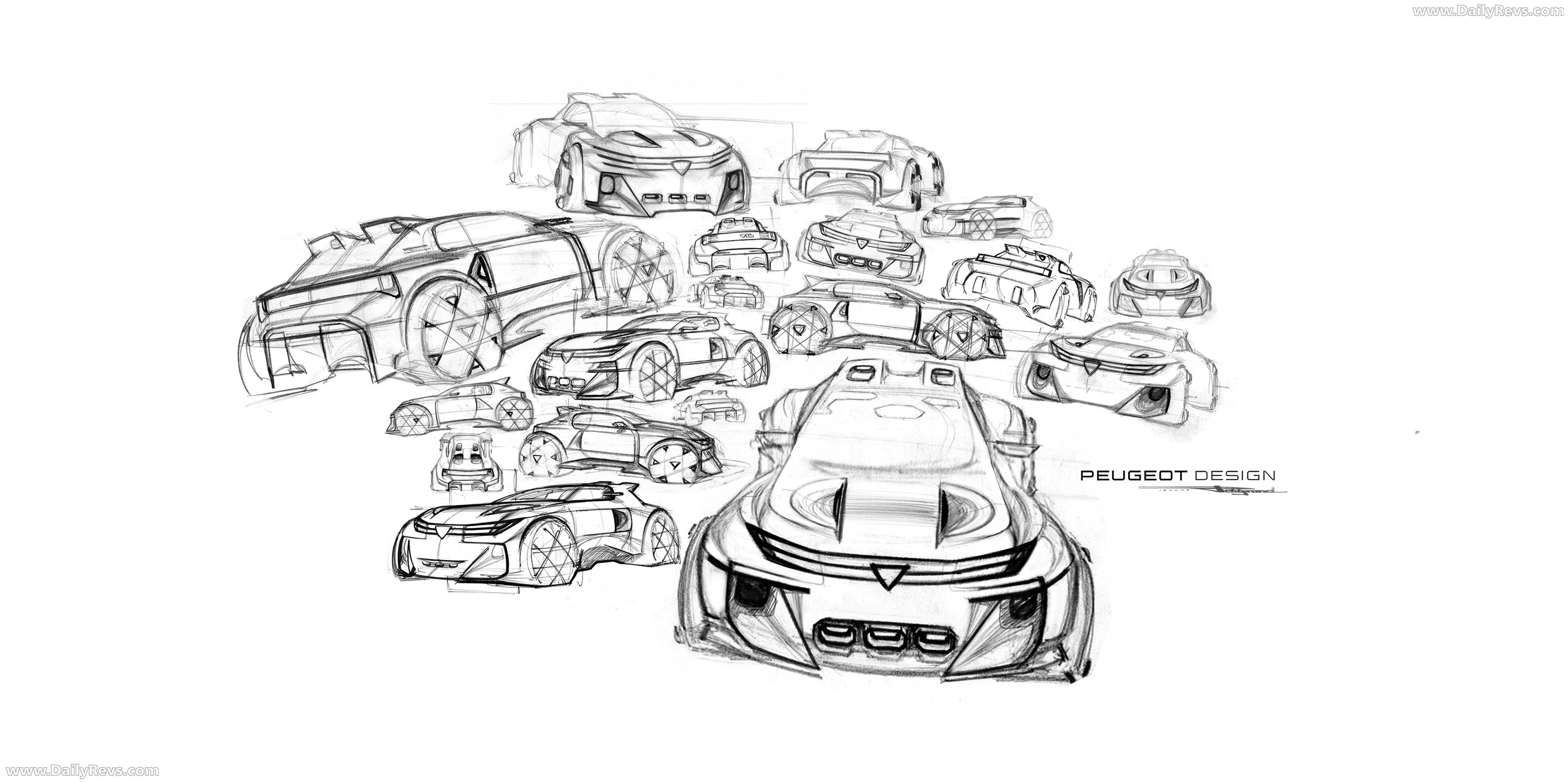 2026 Peugeot E-T16 Concept Sketches