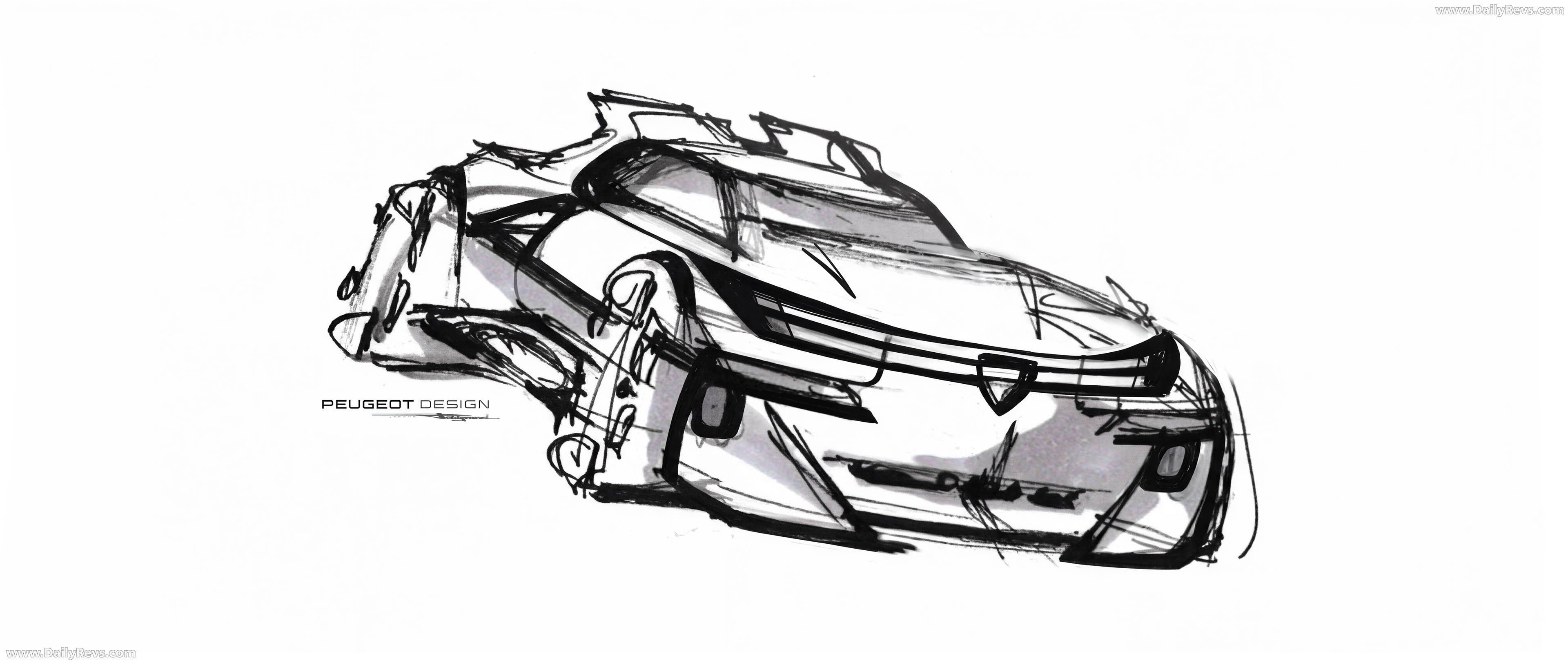 2026 Peugeot E-T16 Concept Sketches
