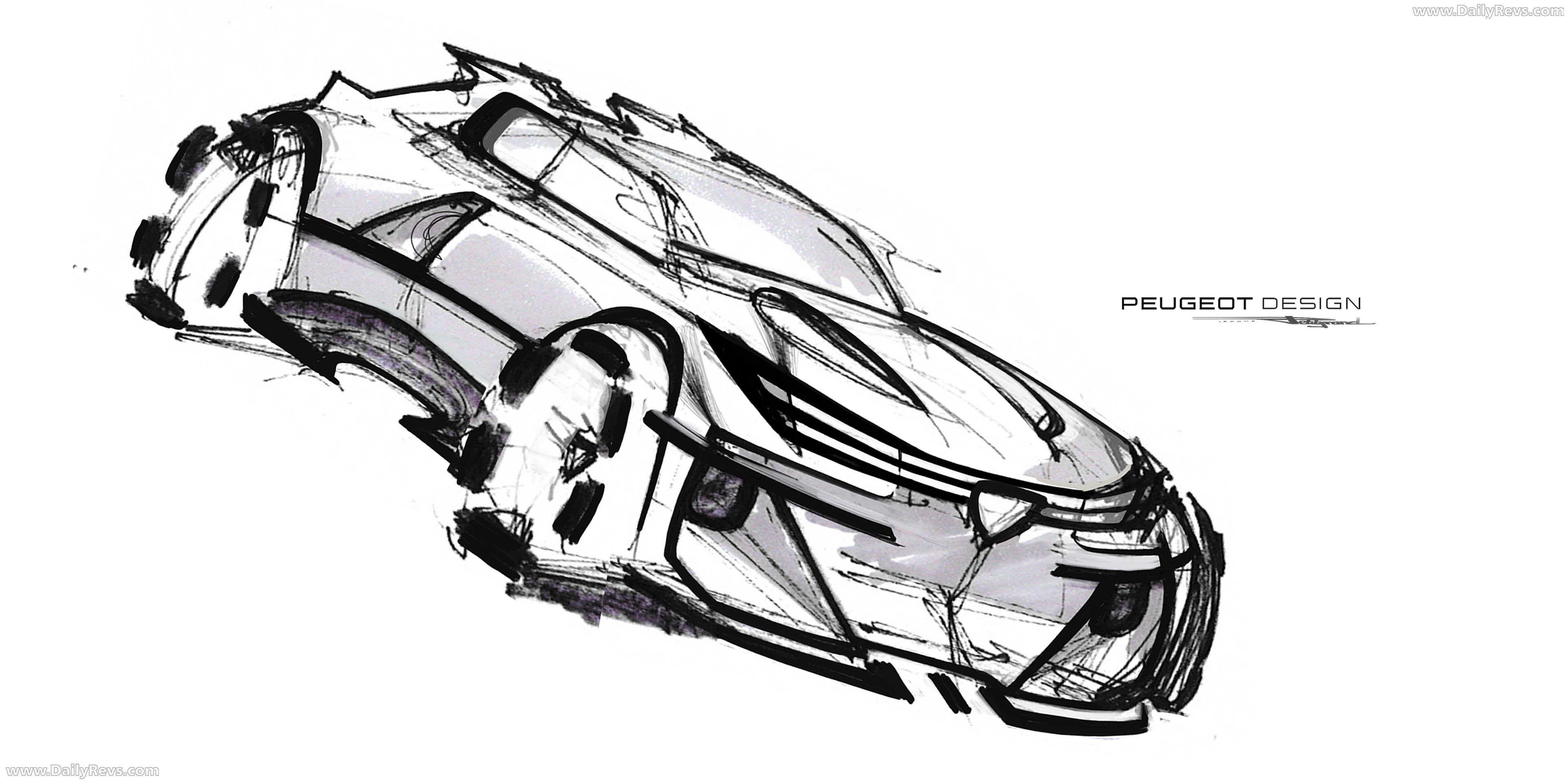 2026 Peugeot E-T16 Concept Sketches