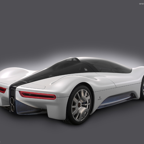 2005 Pininfarina Birdcage 75th Concept Rear View