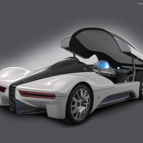 2005 Pininfarina Birdcage 75th Concept Rear View