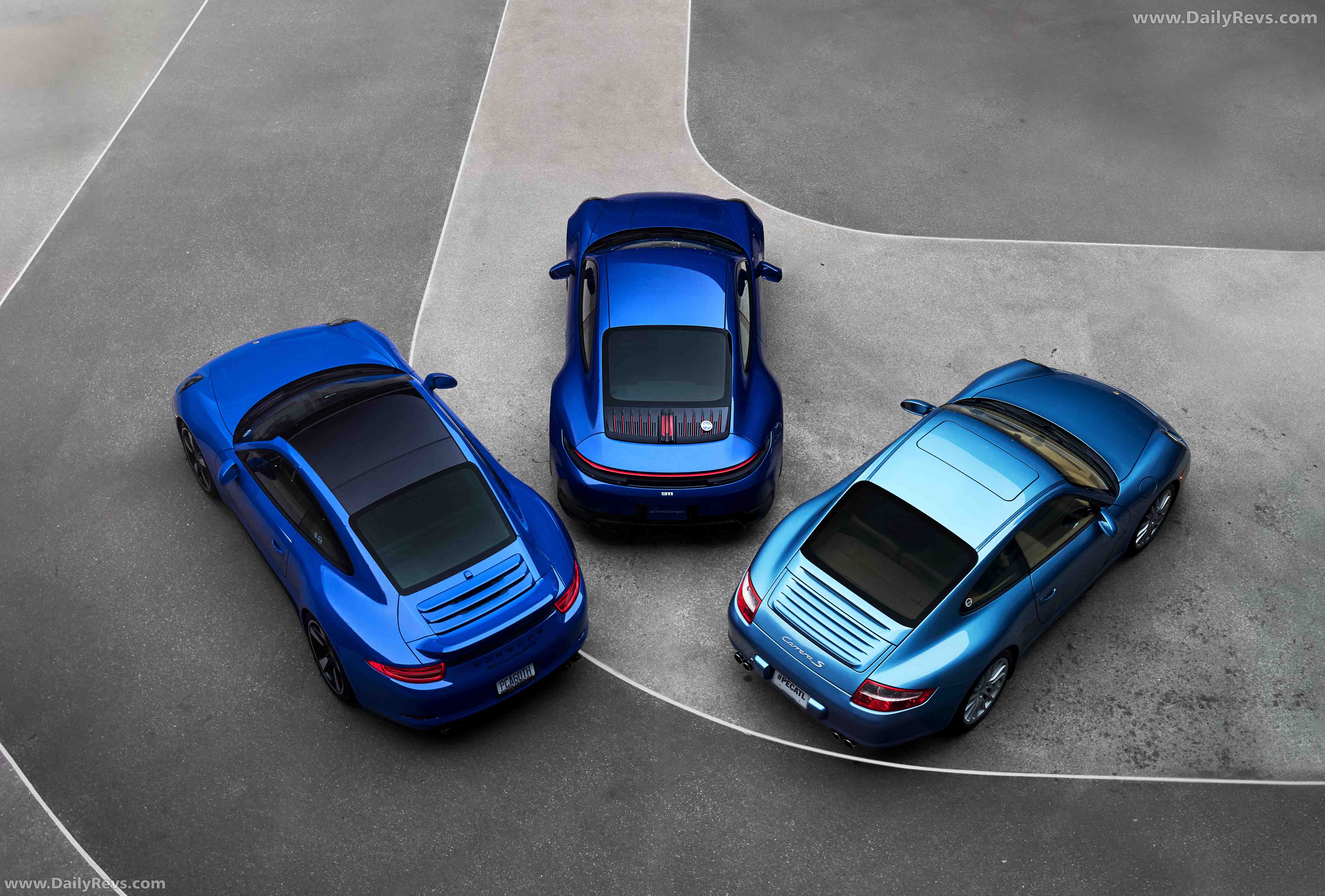 2026 Porsche 911 Club Coupe 992-2 Top View